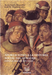 E-book, Aportaciones a la historia social del lenguaje : España, siglos XIV-XVIII, Iberoamericana Editorial Vervuert