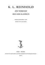eBook, K. L. Reinhold : am Vorhof des Idealismus, Istituti editoriali e poligrafici internazionali
