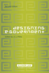 E-book, Designing e-Government, Kluwer Law International