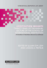 E-book, Arbitration Insights, Kluwer Law International