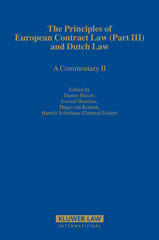 E-book, The Principles of European Contract Law and Dutch Law : A Commentary II, Kluwer Law International