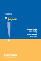 E-book, Tax Law in Japan, Otsuka, Masatami, Kluwer Law International