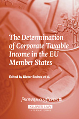 E-book, The Determination of Corporate Taxable Income in the EU Member States, Kluwer Law International