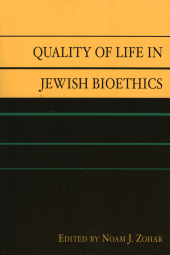 E-book, Quality of Life in Jewish Bioethics, Lexington Books