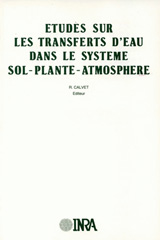 E-book, Études sur les transferts d'eau dans le système sol-plantes-atmosphère, Inra