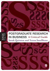 E-book, Postgraduate Research in Business : A Critical Guide, Quinton, Sarah, Sage