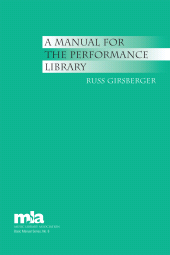 E-book, A Manual for the Performance Library, Scarecrow Press