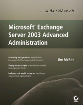 E-book, Microsoft Exchange Server 2003 Advanced Administration, Sybex