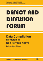 E-book, Data Compilation Diffusion in Non-Ferrous Alloys, Trans Tech Publications Ltd