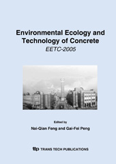E-book, Environmental Ecology and Technology of Concrete, Trans Tech Publications Ltd