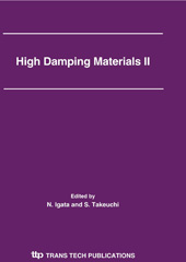 E-book, High Damping Materials II, Trans Tech Publications Ltd