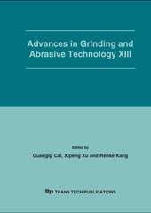 E-book, Advances in Grinding and Abrasive Technology XIII, Trans Tech Publications Ltd