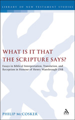 E-book, What is it that the Scripture Says?, T&T Clark
