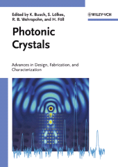 E-book, Photonic Crystals : Advances in Design, Fabrication, and Characterization, Wiley-VCH