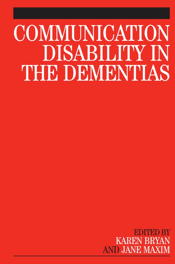E-book, Communication Disability in the Dementias, John Wiley & Sons