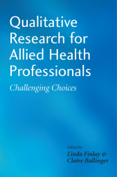 E-book, Qualitative Research for Allied Health Professionals : Challenging Choices, John Wiley & Sons