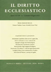 Fascicolo, Il diritto ecclesiastico : CXXXIV, 1/2, 2023, Fabrizio Serra