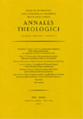 Artículo, Prologo e scopo del Vangelo secondo Giovanni, Annales Theologici  ; Fabrizio Serra