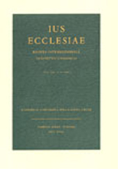 Fascicolo, Ius Ecclesiae : rivista internazionale di diritto canonico : XXXV, 2, 2023, Fabrizio Serra