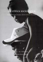 Fascículo, La critica sociologica : XLI, 162, 2007, Siares : Istituti editoriali poligrafici internazionali  ; Fabrizio Serra