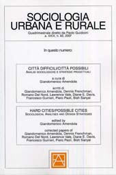 Articolo, Insecure and Secure Cities : towards a Reclassification of World Cities in a Global Era., Franco Angeli
