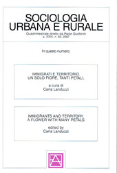 Artículo, Cittadinanza, appartenenza e territorio, Franco Angeli