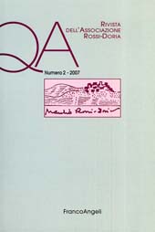 Issue, QA : Rivista dell'Associazione Rossi-Doria. Fascicolo 2, 2007, Franco Angeli