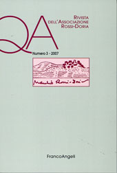 Issue, QA : Rivista dell'Associazione Rossi-Doria. Fascicolo 3, 2007, Franco Angeli