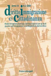 Issue, Diritto, immigrazione e cittadinanza. Fascicolo 2, 2007, Franco Angeli