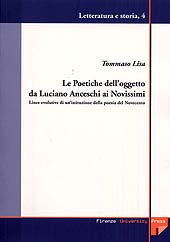 Chapter, Testimonianza di Luciano Erba, Firenze University Press