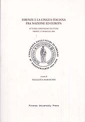 Chapter, Introduzione ai lavori, Firenze University Press