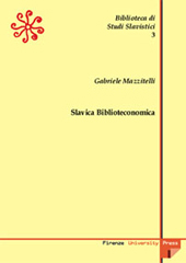 E-book, Slavica biblioteconomica, Mazzitelli, Gabriele, Firenze University Press