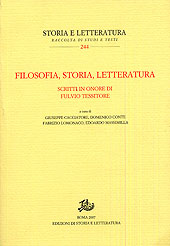 E-book, Filosofia, storia, letteratura : scritti in onore di Fulvio Tessitore, Edizioni di storia e letteratura