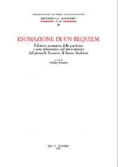 E-book, Esumazione di un requiem, Maderna, Bruno, L.S. Olschki