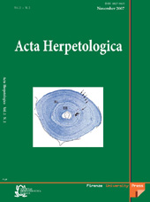 Article, Amphibians of the Ausoni Mountains, Latium, Central Italy, Firenze University Press