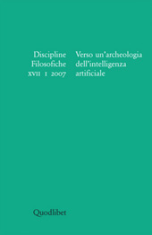 Issue, Discipline filosofiche : XVII, 1, 2007, Quodlibet