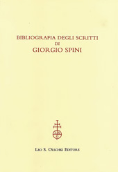 E-book, Bibliografia degli scritti di Giorgio Spini, L.S. Olschki