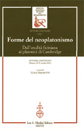 E-book, Forme del neoplatonismo : dall'eredità ficiniana ai platonici di Cambridge : atti del convegno, Firenze, 25-27 ottobre 2001, L.S. Olschki