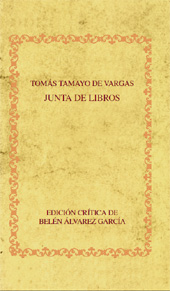 E-book, Junta de libros, Tamayo de Vargas, Tomás, 1588-1641, Iberoamericana Vervuert