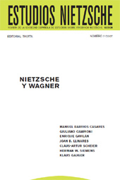 Artikel, Discordancias entre Nietzsche y Wagner : el debate sobre la abolición de la esclavitud, Trotta