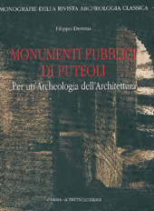 eBook, Monumenti pubblici di Puteoli : per un archeologia dell'architettura, Demma, Filippo, "L'Erma" di Bretschneider