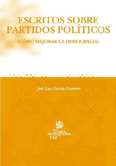 eBook, Escritos sobre partidos políticos : cómo mejorar la democracia, Tirant lo Blanch