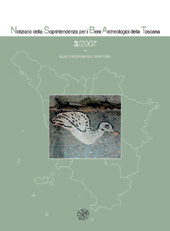 Fascicule, Notiziario della Soprintendenza per i Beni Archeologici della Toscana : 3, 2007, All'insegna del giglio