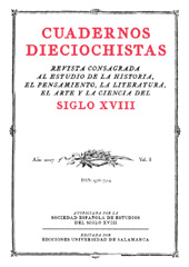 Articolo, Actitudes del clero secular ante el gobierno de José I durante la Guerra de la Independencia, Ediciones Universidad de Salamanca