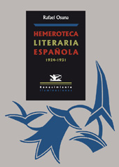 eBook, Hemeroteca literaria española : 1924-1931, Osuna, Rafael, 1933-, Editorial Renacimiento