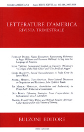 Fascicolo, Letterature d'America : rivista trimestrale : XXVII, 117/118, 2007, Bulzoni