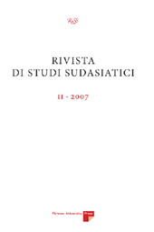 Fascículo, Rivista di studi sudasiatici : II, 2007, Firenze University Press