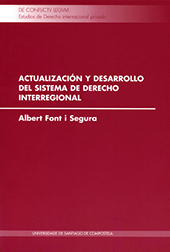 E-book, Actualización y desarrollo del sistema de derecho interregional, Universidad de Santiago de Compostela