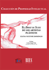 eBook, El droit de suite de los artistas plásticos, Vicente Domingo, Elena, Reus