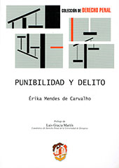 E-book, Punibilidad y delito, Mendes de Carvalho, Érika, Reus